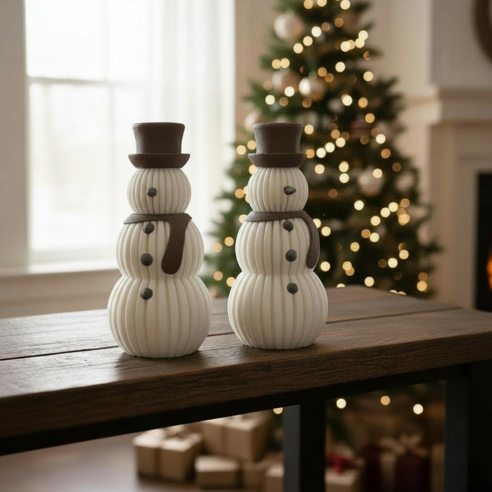 Bonhomme de neige Japandi