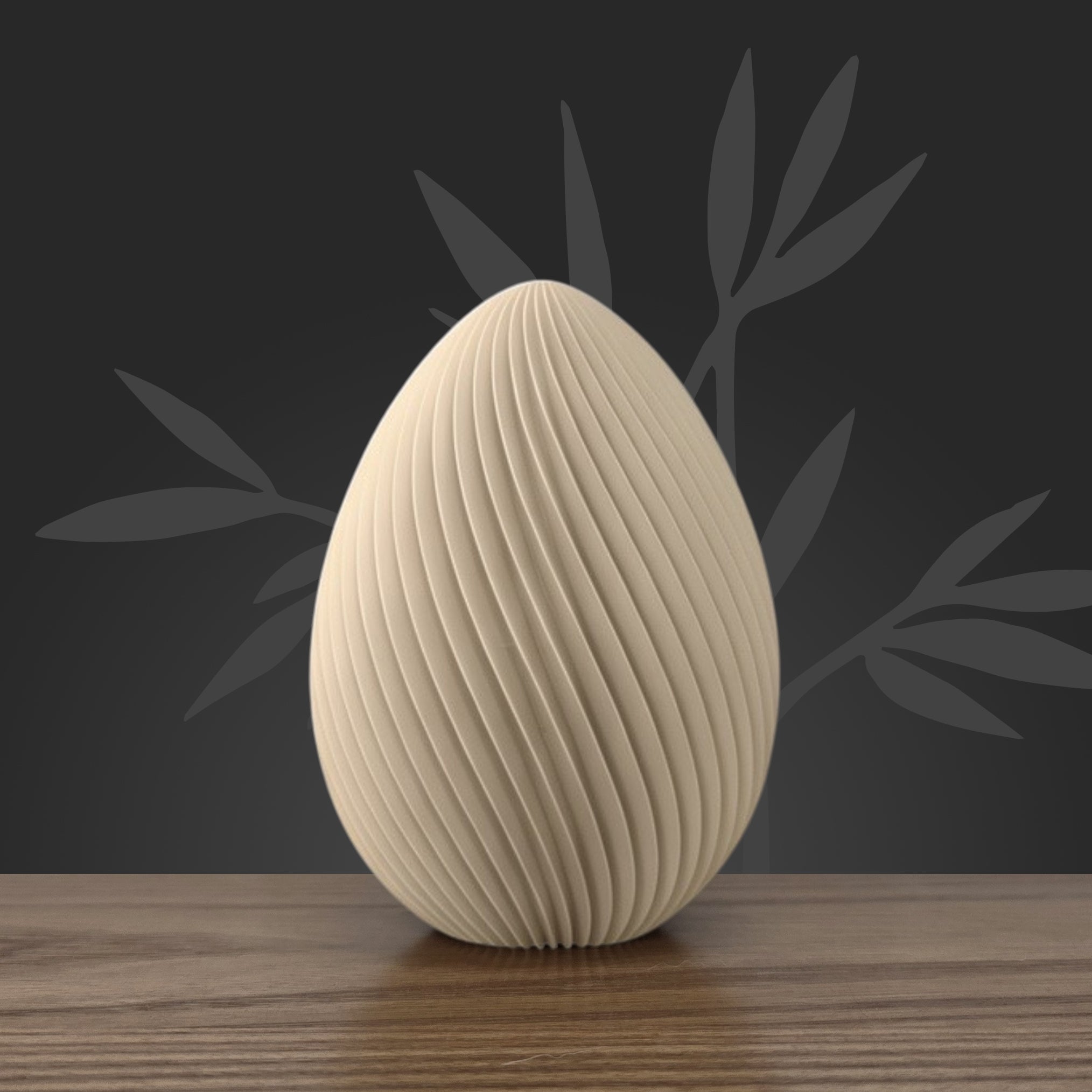 Œuf Sculptural Design - Décoration Organique Japandi