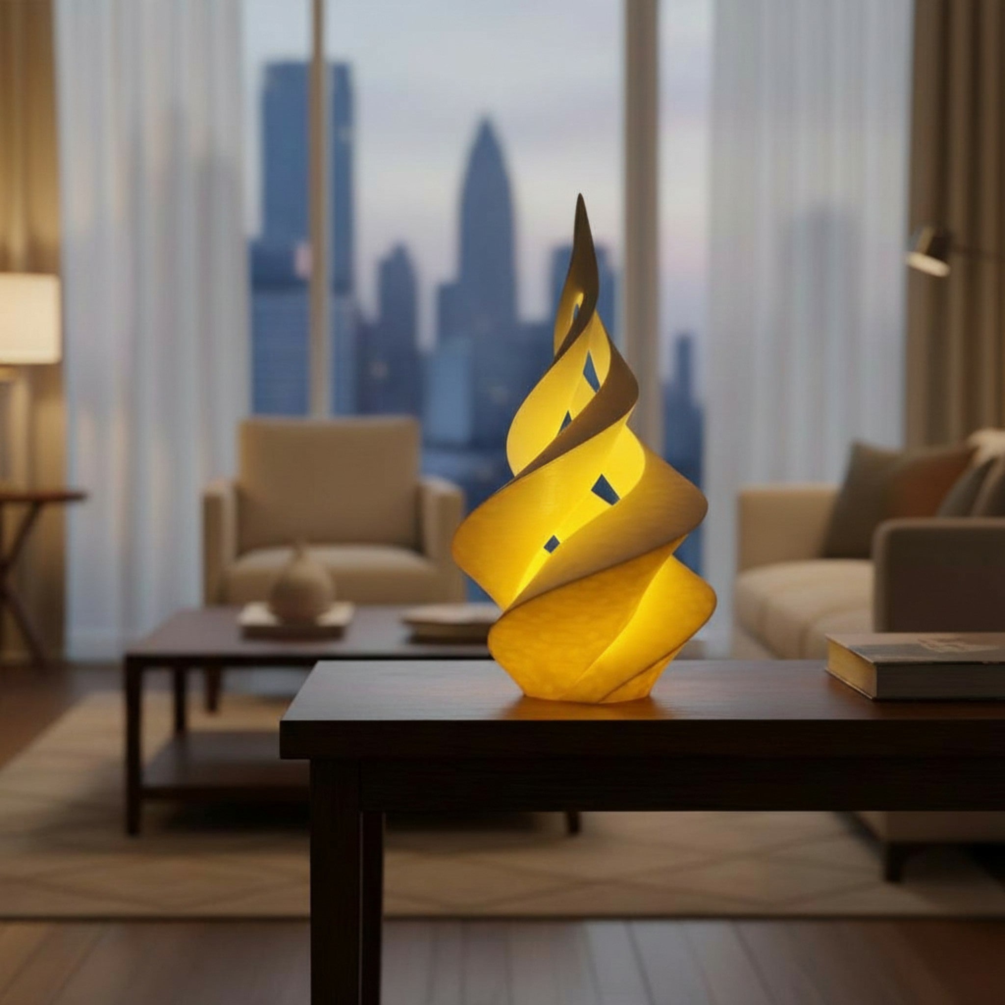 Sapin Minimaliste Spirale