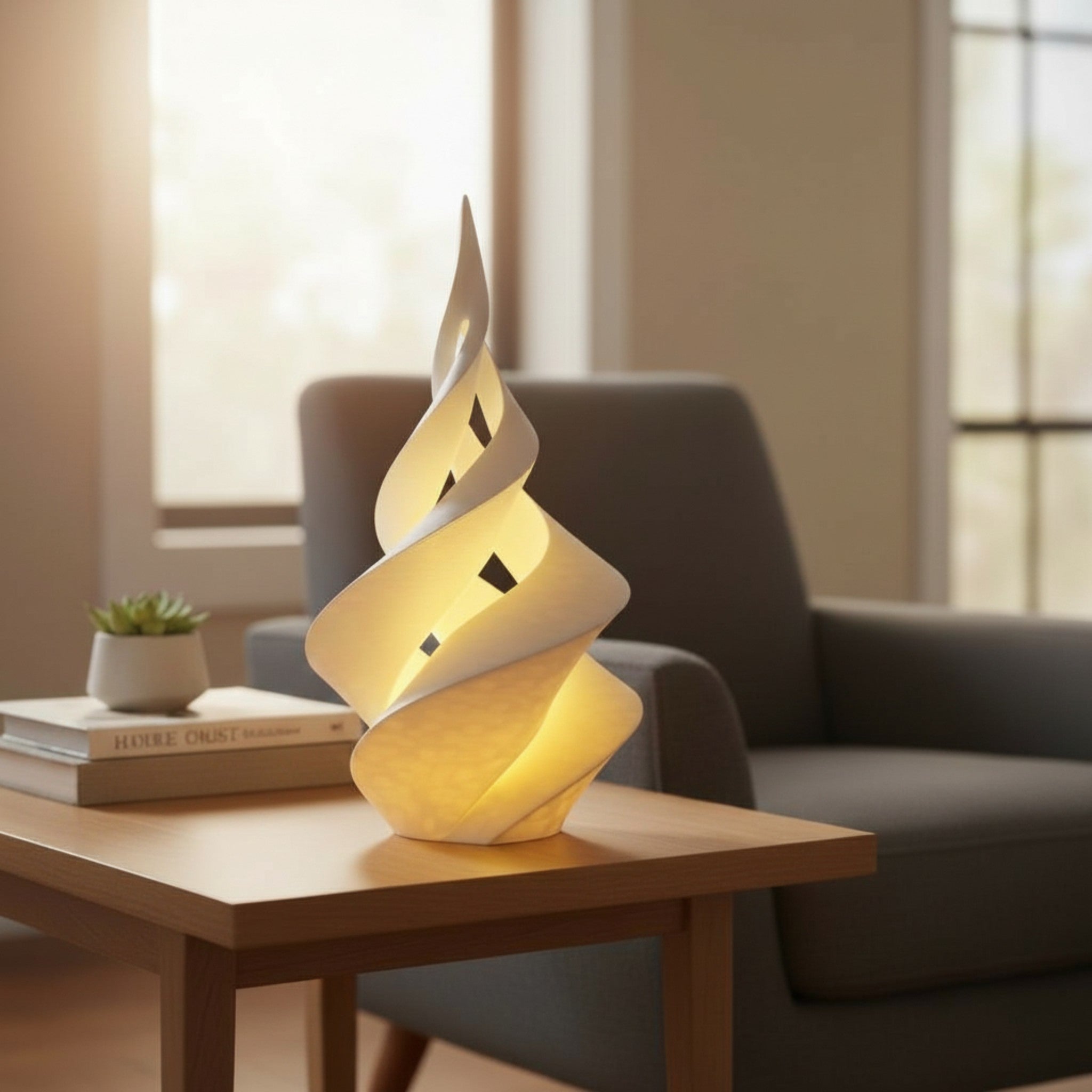 Sapin Minimaliste Spirale