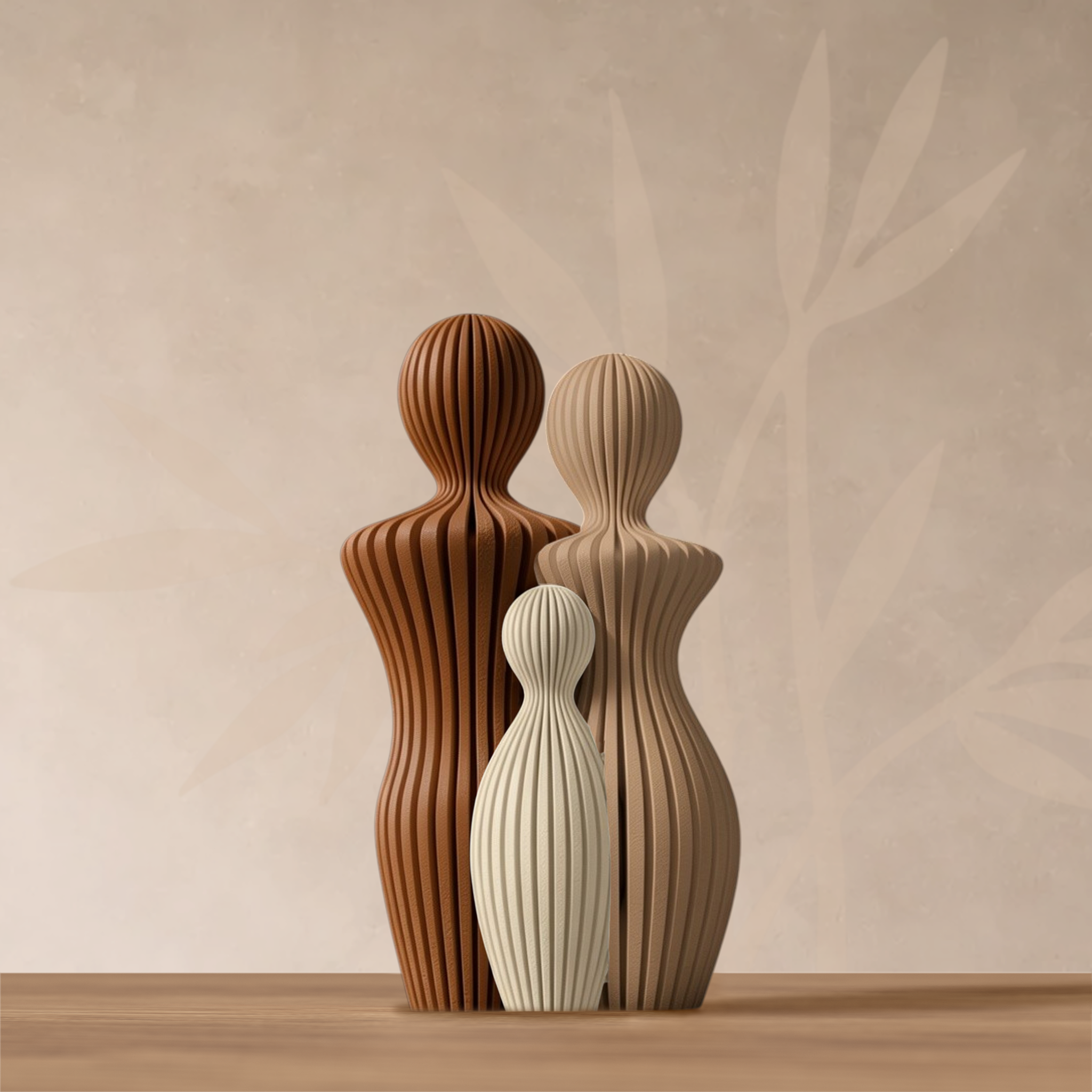 enfant-douceur-organique.jpg	Statuette famille 1 enfant au design minimaliste, finition Douceur Organique.